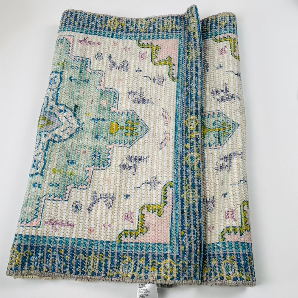 Anthropologie Harmony Overdyed Bath Runner Mat - Picture 2 of 4